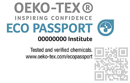 Information about the Certification ECO PASSPORT by OEKO-TEX<sup>®</sup>