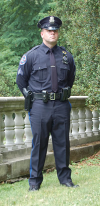 Uniform Pant Dark Blue And Blue Stripe 36R Fechheimer Police 