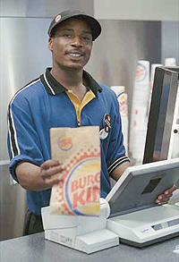 Burger king uniform sweater sale